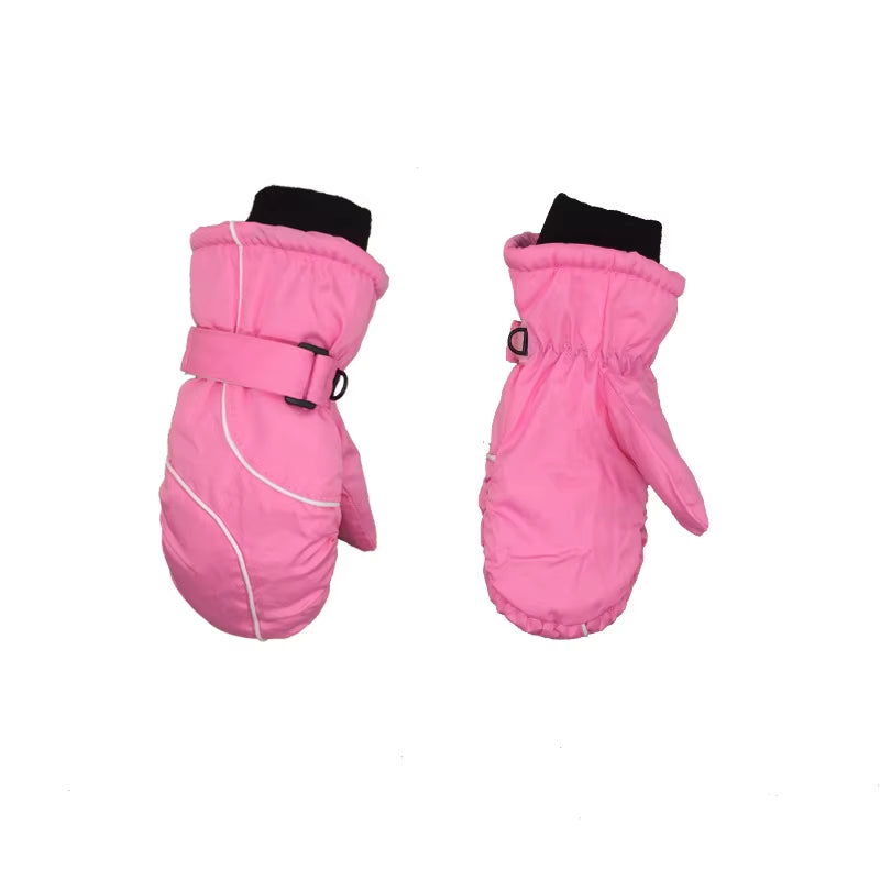 5 6 7 8 9 Years Old Boys Girls Ski Snow Gloves Kids Waterproof Warm Winter Snow Ski Gloves Baby Toddler Outdoor Children Mittens