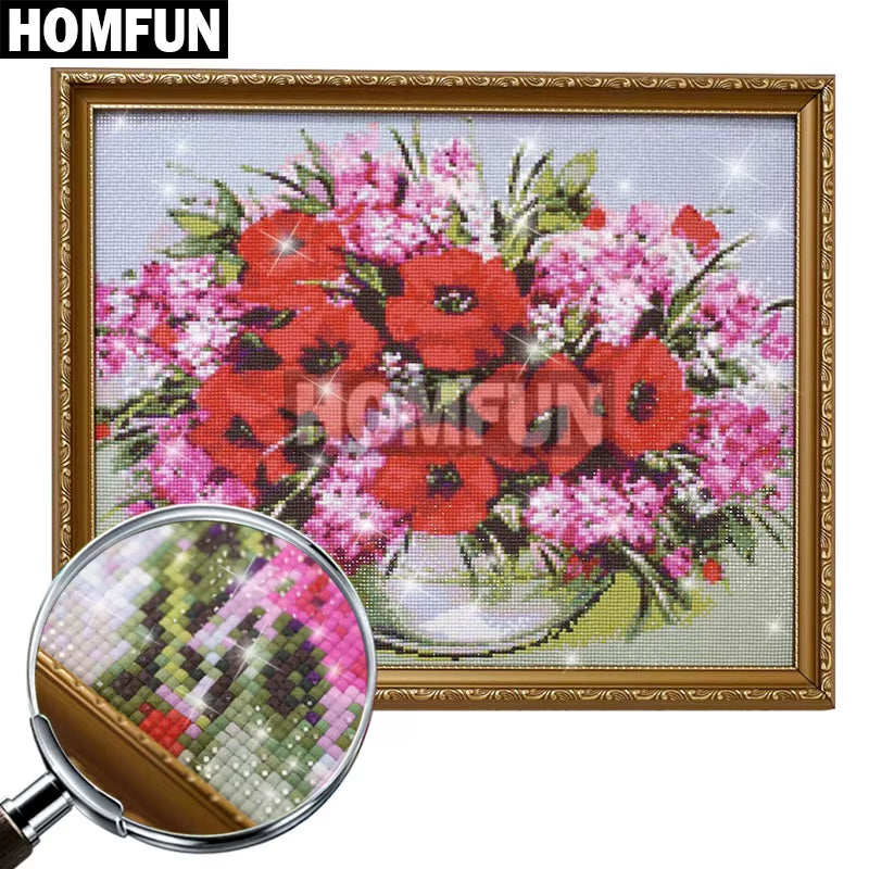 Diamond Painting "Woods Sunshine Scenery" Cross Stitch Custom Photo Diamond Embroidery Square round Drill Home Decor